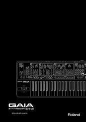 Roland Gaia SH-01 Manual De Usuario