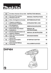 Makita DHP485Z Manual De Instrucciones