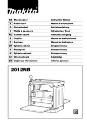 Makita 2012NB Manual De Instrucciones