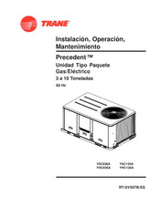 Trane Precedent YHC102A Serie Instalación Operación Mantenimiento