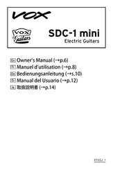 Vox SDC-1 mini Manual Del Usuario