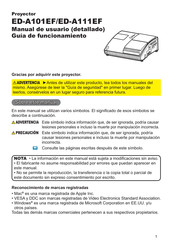 Hitachi ED-A111EF Manual De Usuario (Detallado