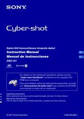 Sony Cyber-shot DSC-G1 Manual De Instrucciones