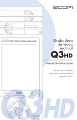 Zoom Q3HD Manual De Instrucciones