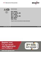 EWM R10 19POL Manual De Instrucciones