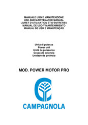 CAMPAGNOLA POWER MOTOR PRO Manual De Uso Y Mantenimiento