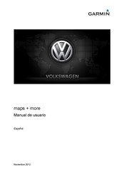 Volkswagen maps + more Manual De Usuario