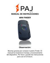 PAJ MINI FINDER Manual De Instrucciones