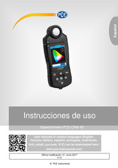 PCE Instruments PCE-CRM 40 Instrucciones De Uso