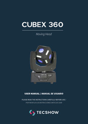 TECshow CUBEX 360 Manual De Usuario