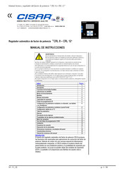 CISAR CRL 12 Manual De Instrucciones