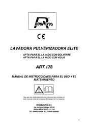 ROSAUTO ART.178 Manual De Instrucciones