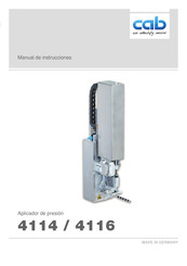 CAB 4116R-300 Manual De Instrucciones