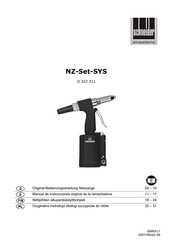 Schneider Airsystems D322311 Manual De Instrucciones Original