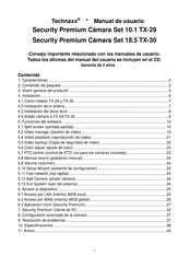 Technaxx Security Premium Cámara Set 18.5 TX-30 Manual De Usuario