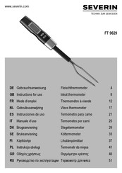 SEVERIN FT 9629 Instrucciones De Uso