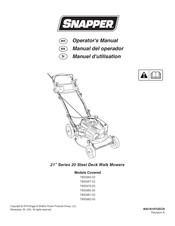 Snapper 7800980-00 Manual Del Operador