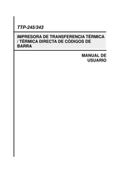 Tsc TTP-245 Manual De Usuario