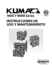 Nidec-Shimpo KUMA NWS Serie Instrucciones De Uso