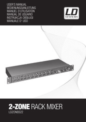 LD Systems 2-zone rack Manual De Usuario