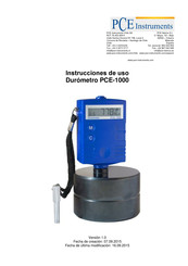 PCE Instruments PCE-1000 Instrucciones De Uso