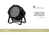 Thomann Stairville Octagon Theater CW/WW 36x1W Manual De Instrucciones