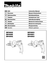 Makita DP4000 Manual De Instrucciones