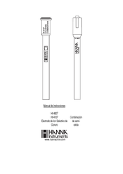 Hanna Instruments HI 4107 Manual De Instrucciones