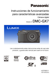 Panasonic Lumix DMC-GX7 Instrucciones De Funcionamiento