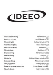 Ideeo HM 0937 Instrucciones De Uso