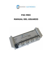 Boherdi Electronica PAI-MDC Manual Del Usuario