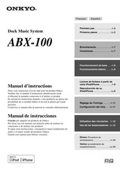 Onkyo ABX-100 Manual De Instrucciones