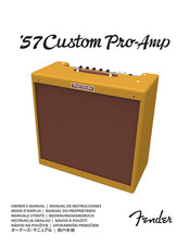 Fender 57 Custom Pro-Amp Manual De Instrucciones