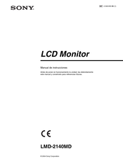 Sony LMD-2140MD Manual De Instrucciones