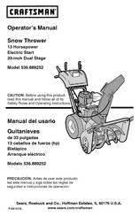 Craftsman 536.889252 Manual Del Usuario