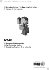 Abicor Binzel TCS-FP Manual De Instrucciones