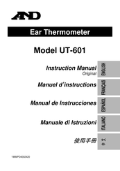 AND UT-601 Manual De Instrucciones