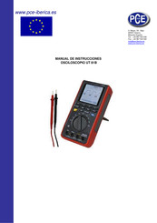 PCE Instruments UT 81B Manual De Instrucciones