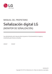 LG 49XE4F Manual Del Propietário