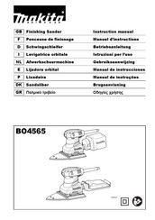 Makita BO4565 Manual De Instrucciones