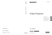 Sony VPL-VW90ES Manual De Instrucciones