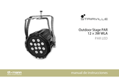thomann Stairville Outdoor Stage PAR
12x3W WLA Manual De Instrucciones