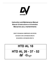 DV Systems HTD 26 Manual De Uso Y Mantenimiento