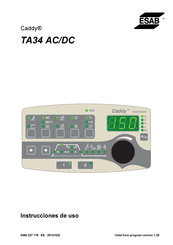 ESAB Caddy TA34 AC/DC Instrucciones De Uso