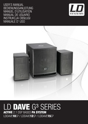 LD Systems LDDAVE15G3 Manual De Usuario