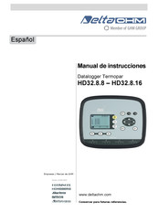 DeltaOHM HD32.8.8 Manual De Instrucciones