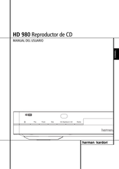 Harman Kardon HD 980 Manual Del Usuario