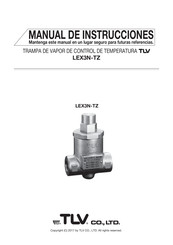 TLV LEX3N-TZ Manual De Instrucciones