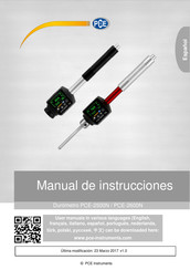 PCE Instruments PCE-2600N Manual De Instrucciones