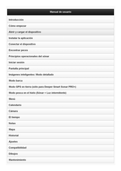 deeper Smart Sonar PRO+ Manual De Usuario